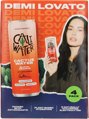 Caliwater Cactus Water Blood Orange 4pk - 48 fl oz - Image 5