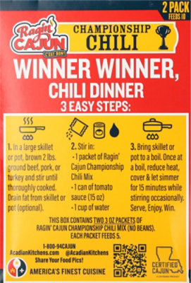 Ragin Cajun Mix Chili Chmpionshp 2pk - 6 oz - Image 5