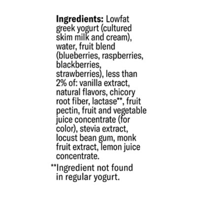 Chobani 15g Protein Lowfat Greek Yogurt Drink Mixed Berry Vanilla 7 Fl Oz - 7 fl oz - Image 4