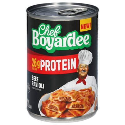 Chef Boyardee Protein Beef Ravioli 12/15z - 15 oz - Image 2