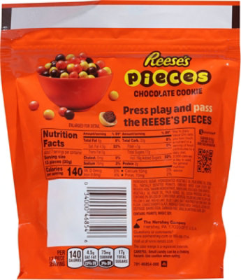 Reeses Pieces Chocolate Cookie And Peanut Butter In A Crunchy Shell Candy Bag - 7.6 Oz. - Image 6