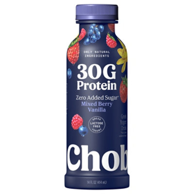 Chobani 30g Protein Lowfat Greek Yogurt Drink Mixed Berry 14 Fl Oz - 14 fl oz - Image 1