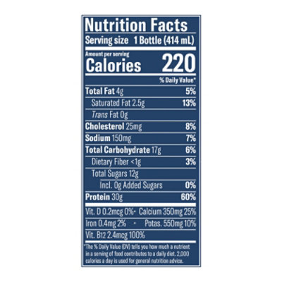 Chobani 30g Protein Lowfat Greek Yogurt Drink Mixed Berry 14 Fl Oz - 14 fl oz - Image 3