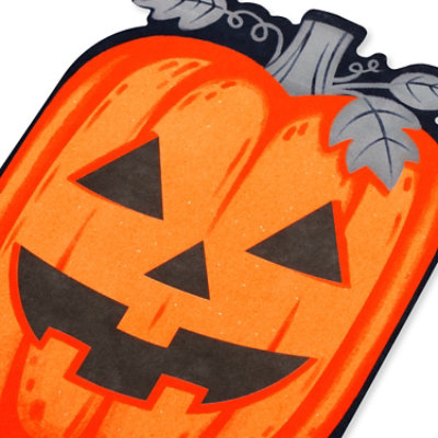 American Greetings Neon Jack o Lantern Halloween Card - Each - Image 4
