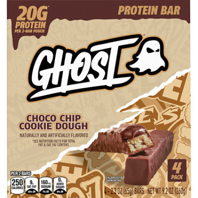 Ghost Protein Cookie Dough Bar 4ct - 9.2 oz - Image 5