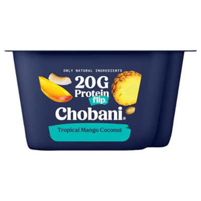 Chobani 20g Protein Flip Yogurt Strawberry Banana Cashew 6oz - 6