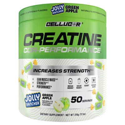 Cellucor Creatine 50serv Jolly Rancher Green Apple - 250 g - Image 1