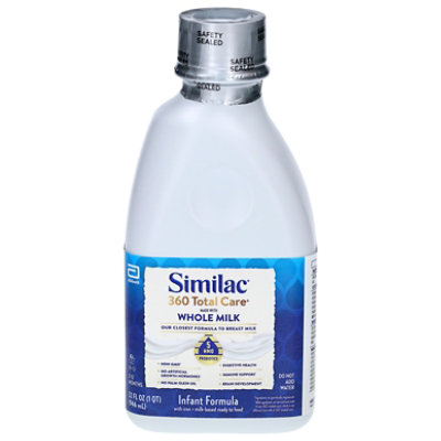 Similac 360 Total Care Whole Milk 32oz Bottle 6ct - 32 oz - Image 1