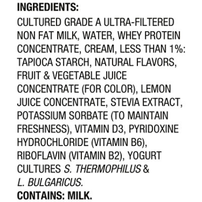Dannon Oikos Peach Pro Yogurt  4-5.3oz - 4-5.3 oz - Image 5