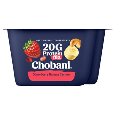 Chobani 20g Protein Flip Yogurt Strawberry Banana Cashew - 6 Oz - Image 1