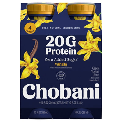 Chobani 20g Protein Lowfat Greek Yogurt Drink Mixed Berry Vanilla