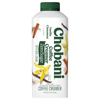 Chobani Zero Sugar Coffee Creamer Vanilla Cinnamon 24 Fl Oz - 24 fl oz - Image 1