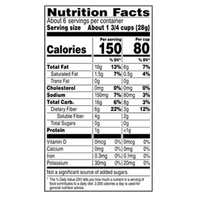 Smartfood Popcorn Fiberpop Original, 5.5 Oz - 5.5 oz - Image 3