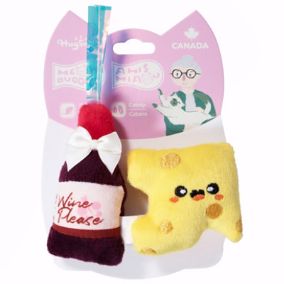 Hugsmart Cat Plush Toy Vineyard Delight With Catnip - 1 ea - Image 1