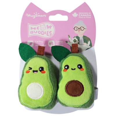 Hugsmart Cat Plush Toy Avocado - 1 ea - Image 2