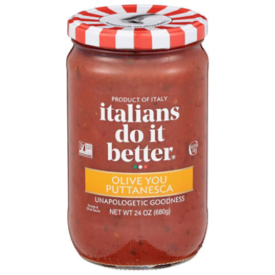 Italians Do It Better Sauce Olive You Puttanesca - 24 oz - Image 1