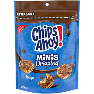 Chips Ahoy! Minis Drizzled Fudge Cookies - 6 Oz - Image 1