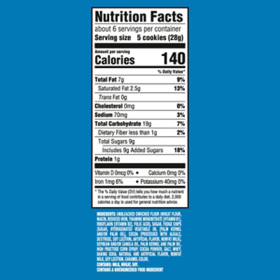 Chips Ahoy! Minis Drizzled Fudge Cookies - 6 Oz - Image 4