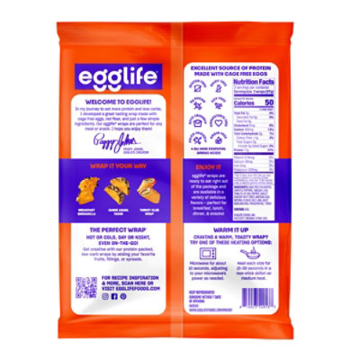 Egglife Egg White Wrap Chipotle - 6 oz - Image 5