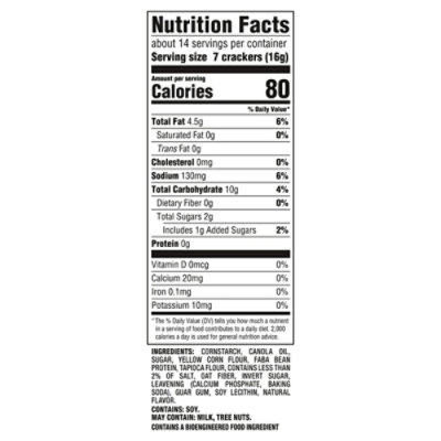 Nabisco Ritz Gluten Free Original Crackers - 8 Oz - Image 4