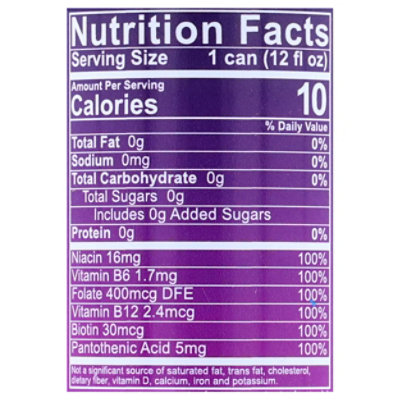 Be Love Beverage Energy Grape - 12 fl oz - Image 3