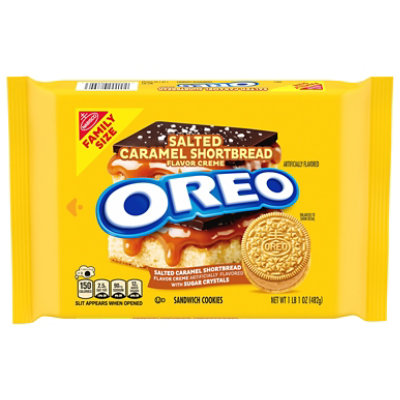 OREO Limited Edition Salted Caramel Shortbread Cookies - 17 Oz - Image 4