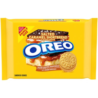 OREO Limited Edition Salted Caramel Shortbread Cookies - 17 Oz - Image 1