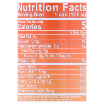 Be Love Beverage Energy Peach - 12 fl oz - Image 3