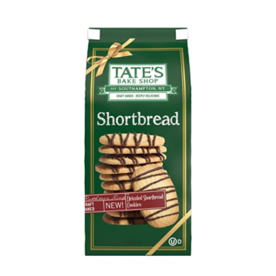 Tate's Bake Shop Drizzled Shortbread Cookies - 5.2 Oz - Image 1