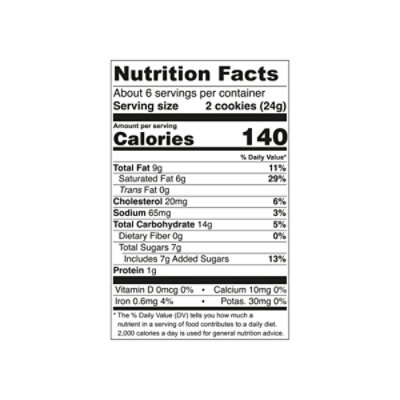 Tate's Bake Shop Drizzled Shortbread Cookies - 5.2 Oz - Image 4