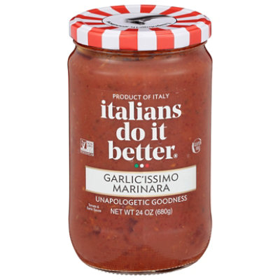 Italians Do It Better Marinara Garlicissimo - 24 oz - Image 1