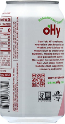 Ohy Water Hydrogen Sparkling Raspberry - 12 fl oz - Image 5