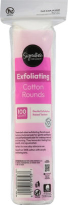 Signature Select Cotton Rounds Exfoliating 100 Ct - 100 ct - Image 3