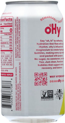 Ohy Water Hydrogen Sparkling Strawberry Lemon - 12 fl oz - Image 5
