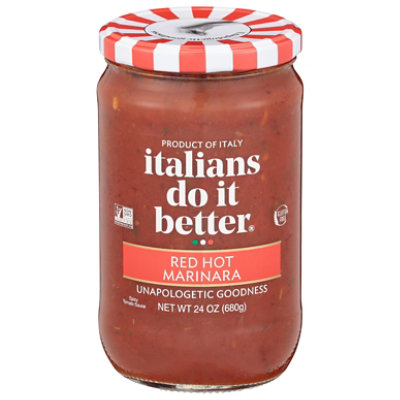 Italians Do It Better Marinara Red Hot - 24 oz - Image 1