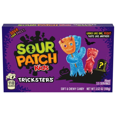 Sour Patch Kids Tricksters Halloween Soft Candy 3.52 Oz - 3.52 oz - Image 1