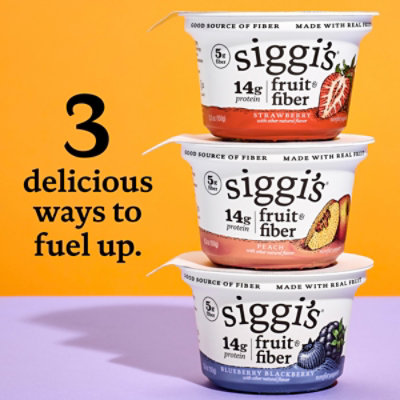 Siggi's Fruit And Fiber Strawberry Nonfat Yogurt, 5.3 Oz Cup - 5.3 oz - Image 7