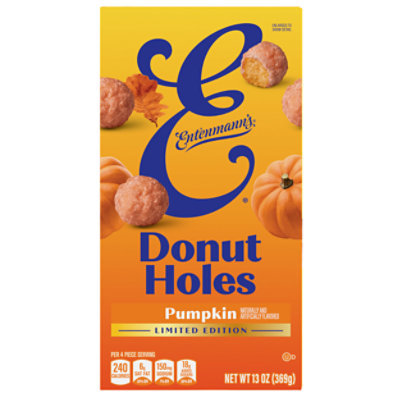 Entenmann's Pop’ems Pumpkin Donut Holes, 13 Oz - 13 oz - Image 1