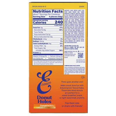 Entenmann's Pop’ems Pumpkin Donut Holes, 13 Oz - 13 oz - Image 5