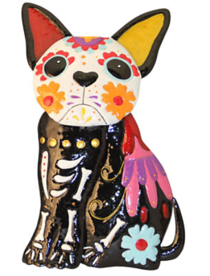 Overjoyed Boutique Day of the Dead Dog - Each - Image 1