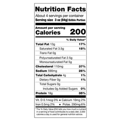 Just Bare Oven Roasted Chicken Wings Spicy 19.2oz - 19.2 OZ - Image 3