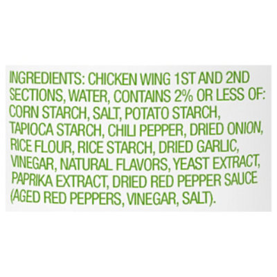 Just Bare Oven Roasted Chicken Wings Spicy 19.2oz - 19.2 OZ - Image 4