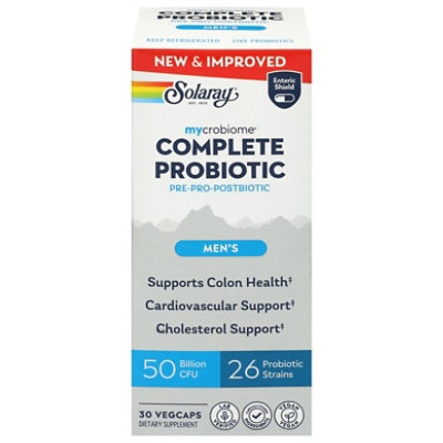 Solaray Mens Probiotic Complete - 30 ct - Image 1