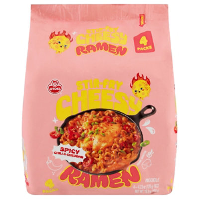 noodles CD 12枚セット Otoki Ramen Cheesy Spicy Chili Cheddar 4pk - 16.9 oz - safeway