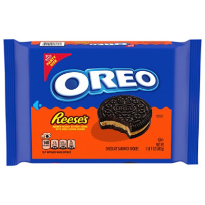 Oreo Reese’s Peanut Butter Sandwich Cookies - 17 Oz - Image 1