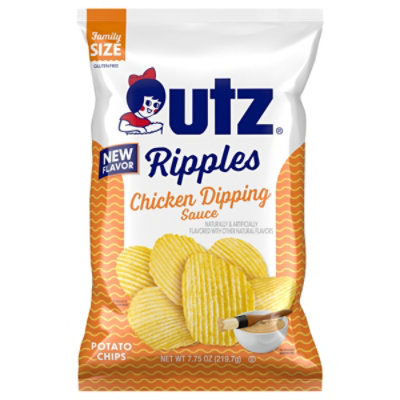 Utz Chicken Dipping Sauce Ripple Chip  7.75 Oz - 7.75 oz - Image 2