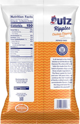 Utz Chicken Dipping Sauce Ripple Chip  7.75 Oz - 7.75 oz - Image 5