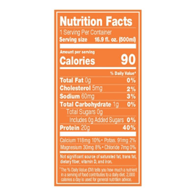 Ready Protein Water Rtd Orange - 16.9 FZ - Image 3