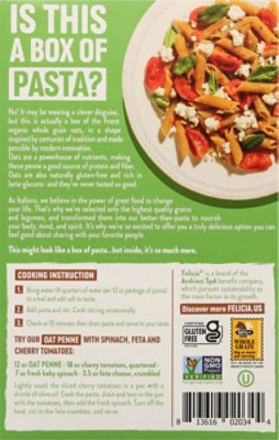 Felicia Pasta Penne Oat - 12 oz - Image 5