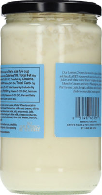 Katies Pizza And Pasta Sauce Cream Lemon - 24 oz - Image 5
